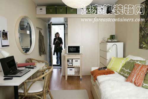 宜家住人集裝箱活動房屋式學生公寓，二手集裝箱(貨柜)